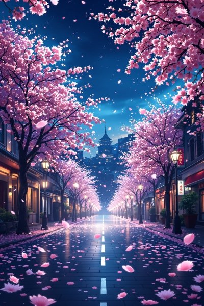 樱花镇的日常日漫新番海报